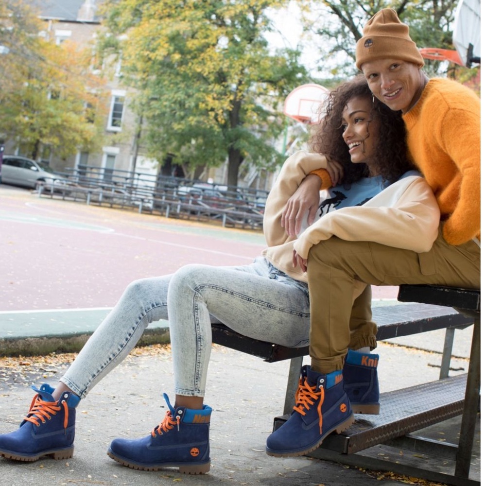 MEN'S TIMBERLAND X NBA NEW YORK KNICKS BOOTS - Picture 8 of 9